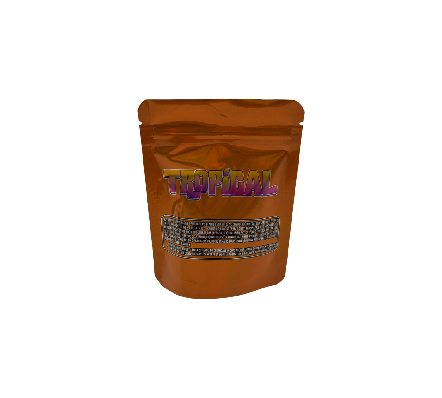 10x Tropical - leere PE Verpackungen
