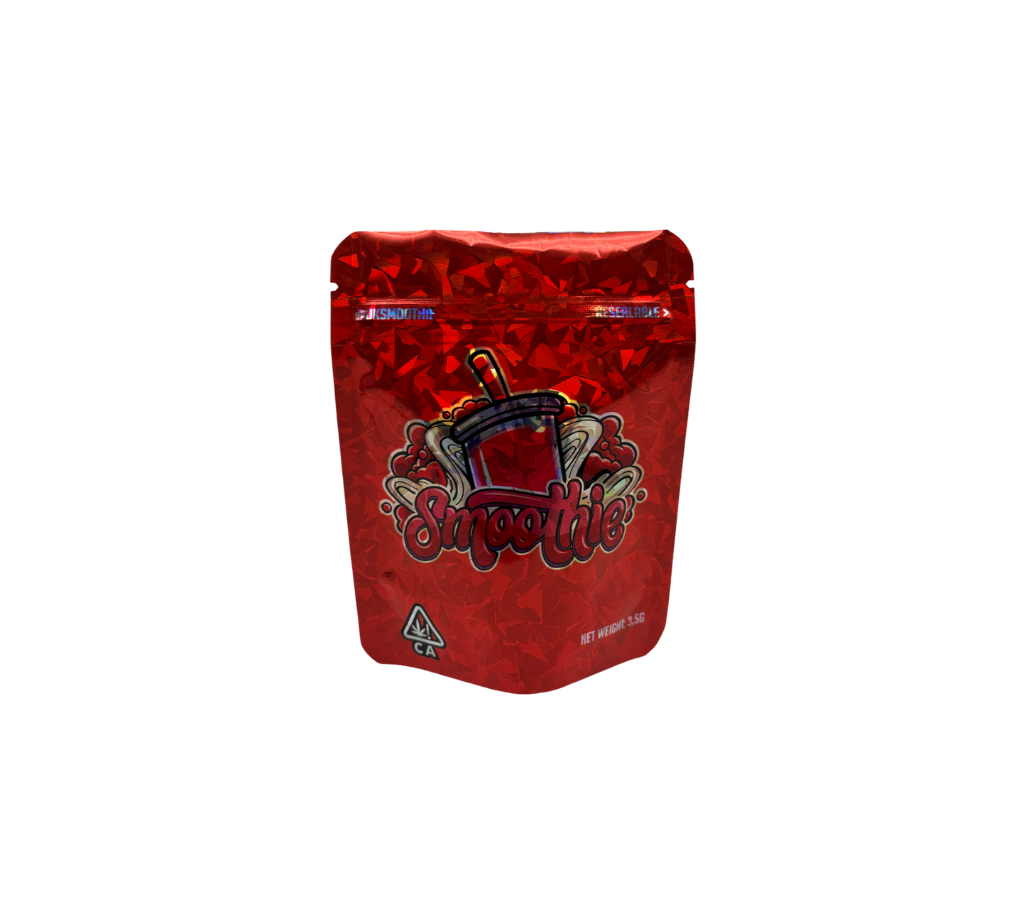 10x Red Smoothie - leere PE Verpackungen
