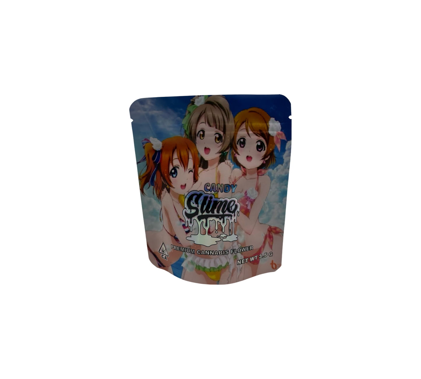 10x Candy Slime - leere PE Verpackungen