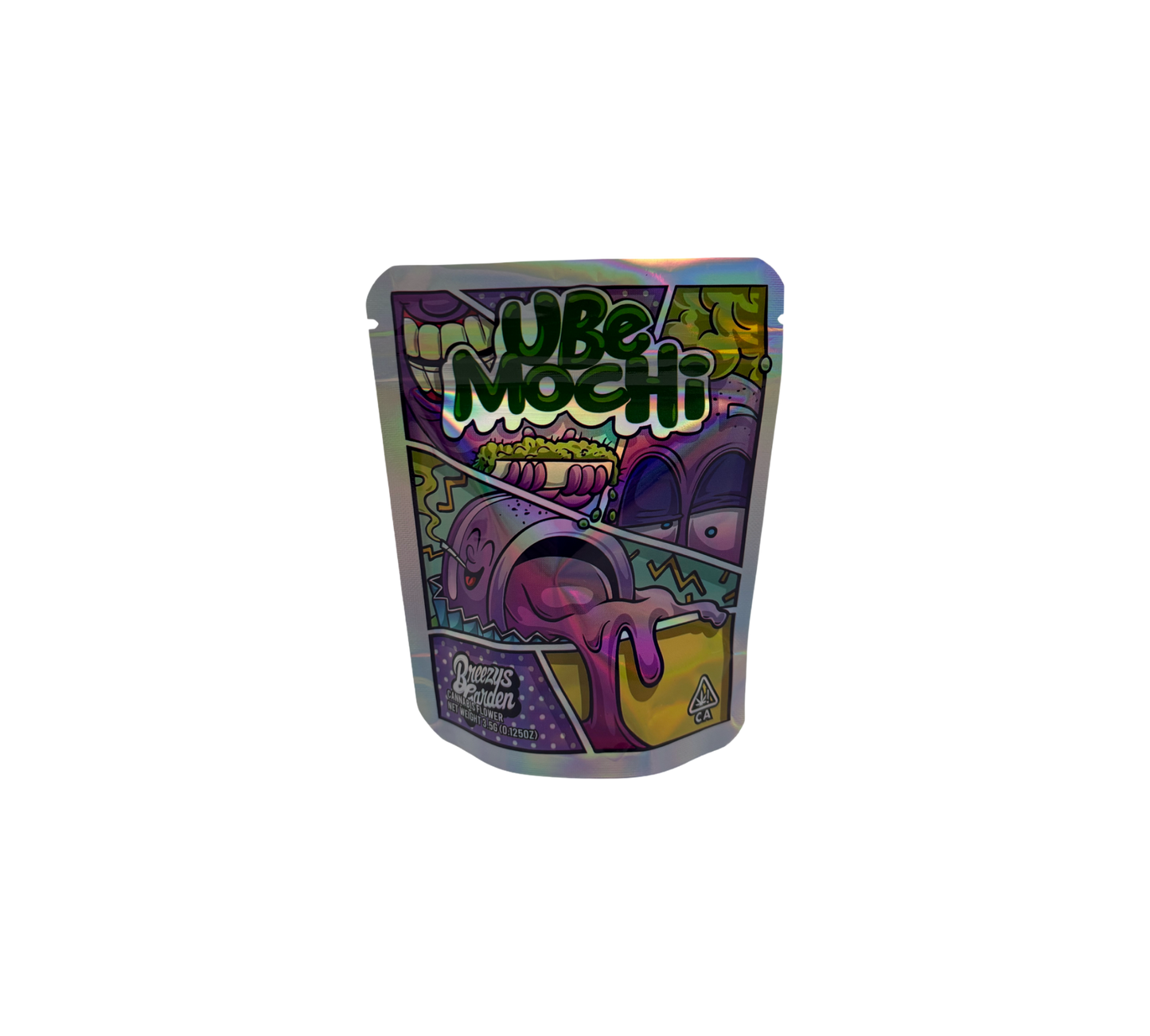 10x Purple Mochi - leere PE Verpackungen