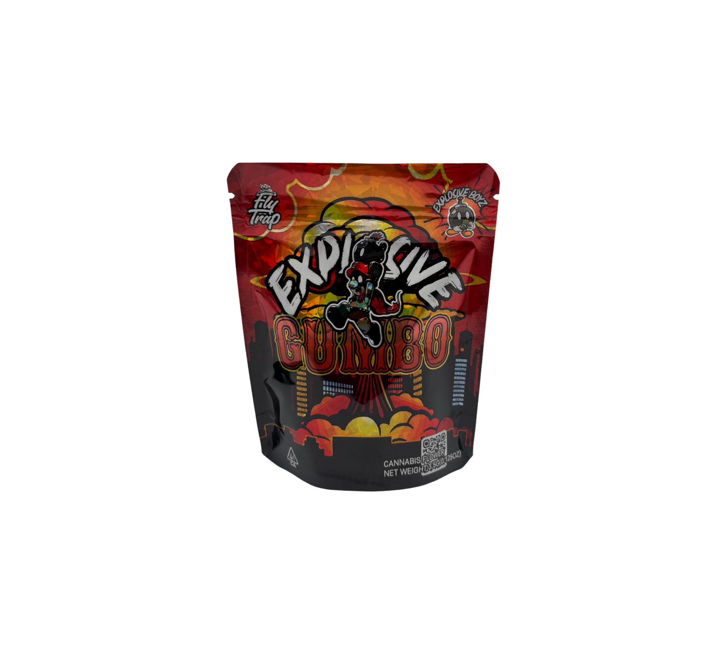 10x Explosive Gumbo - leere PE Verpackungen
