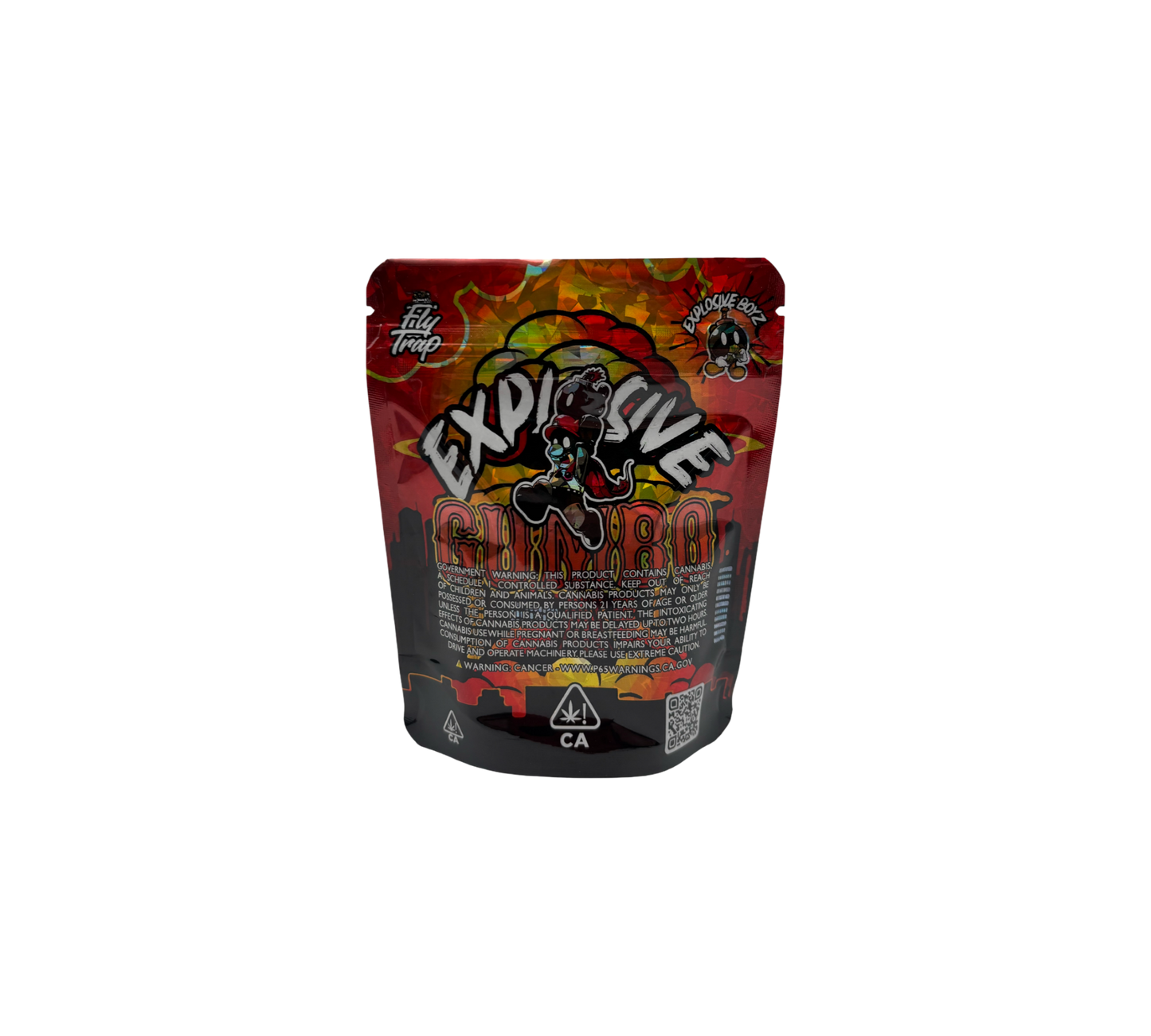 10x Explosive Gumbo - leere PE Verpackungen