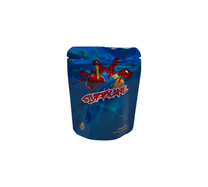 10x Blue Sluppi - leere PE Verpackungen