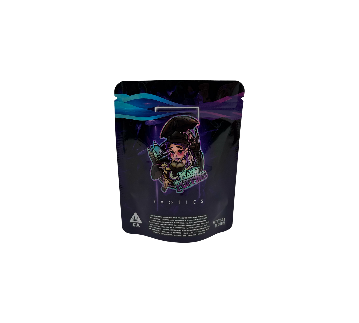 10x Puffins Purple - leere PE Verpackungen