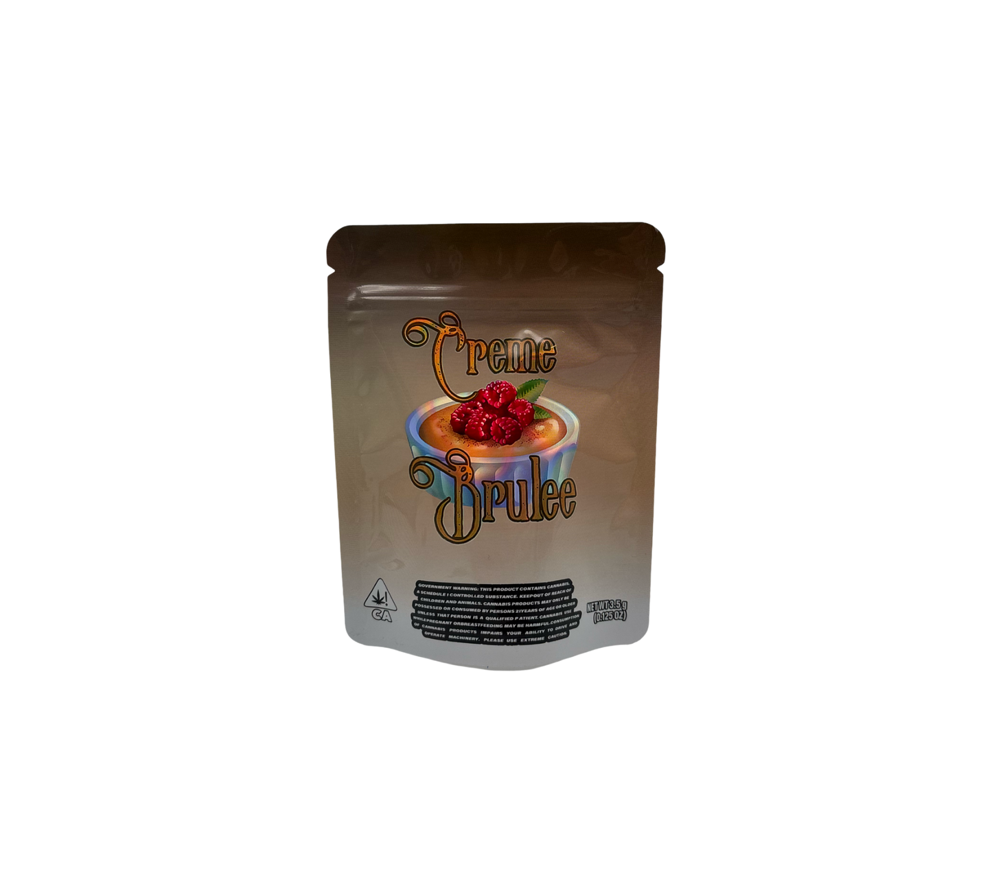 10x Creme Brulee - leere PE Verpackungen