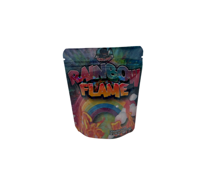 10x Rainbow Flame - leere PE Verpackungen