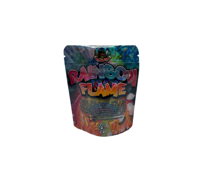10x Rainbow Flame - leere PE Verpackungen