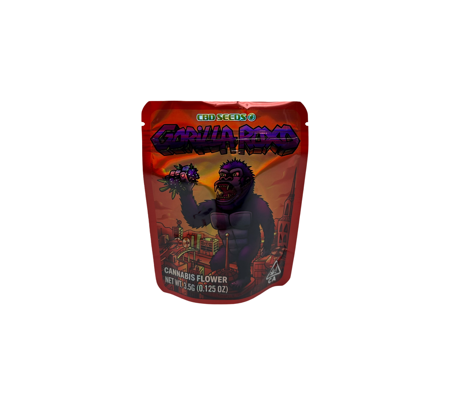 10x Gorilla Roxo - leere PE Verpackungen