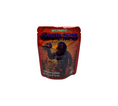 10x Gorilla Roxo - leere PE Verpackungen