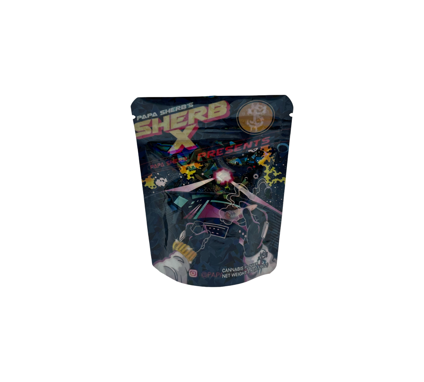 10x Black Sherb X - leere PE Verpackungen