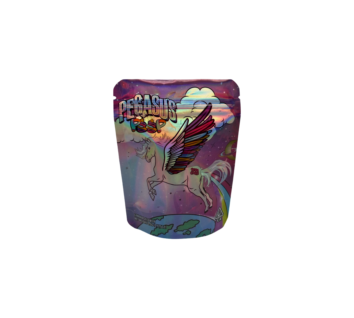 10x Pink Pegasus - leere PE Verpackungen