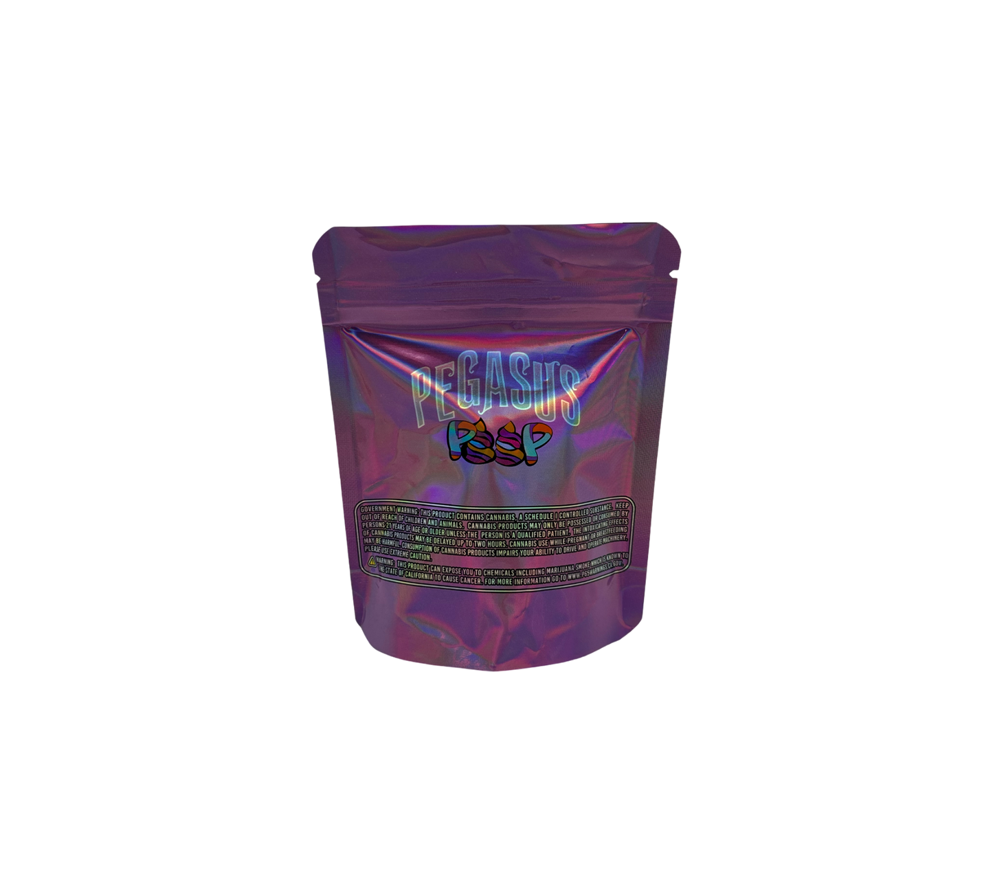 10x Pink Pegasus - leere PE Verpackungen