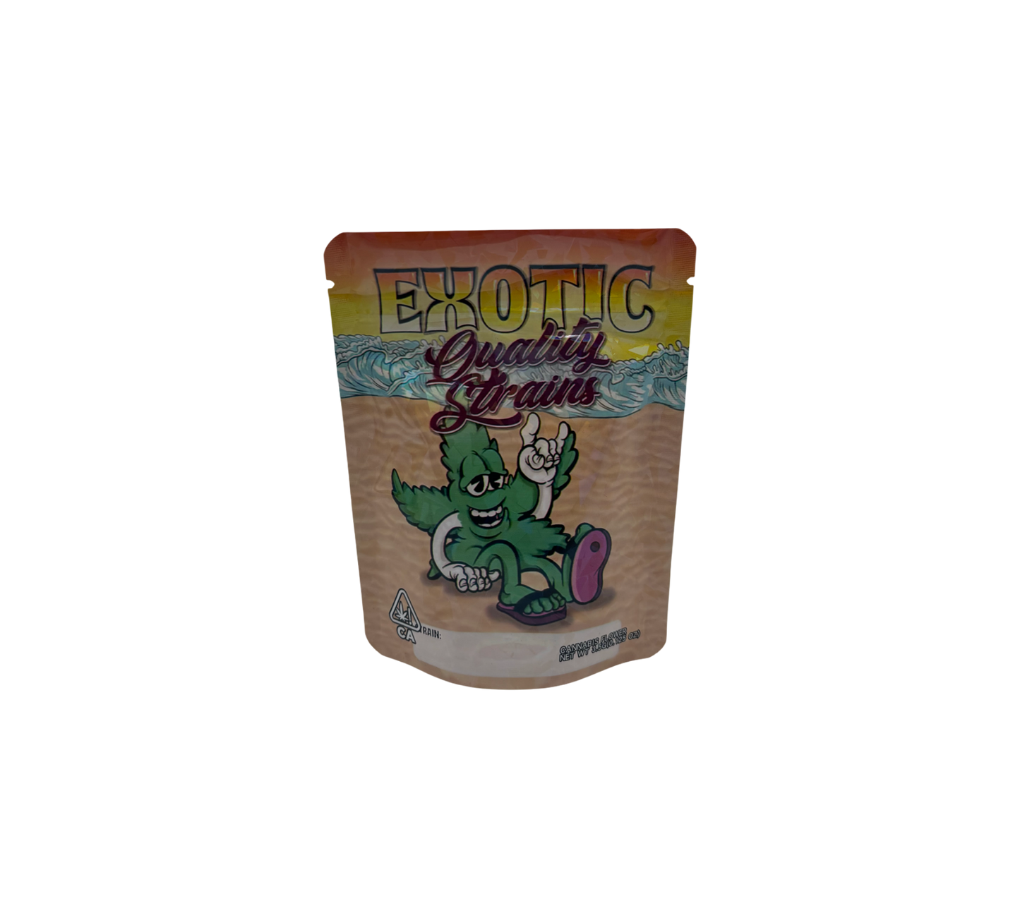 10x Exotic Green - leere PE Verpackungen