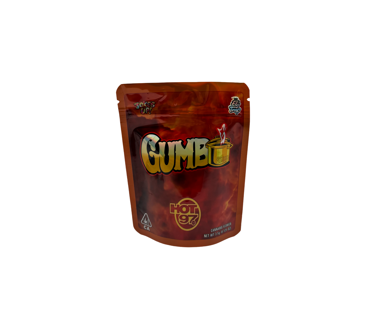 10x Orange Gumbo - leere PE Verpackungen