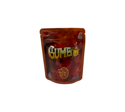 10x Orange Gumbo - leere PE Verpackungen