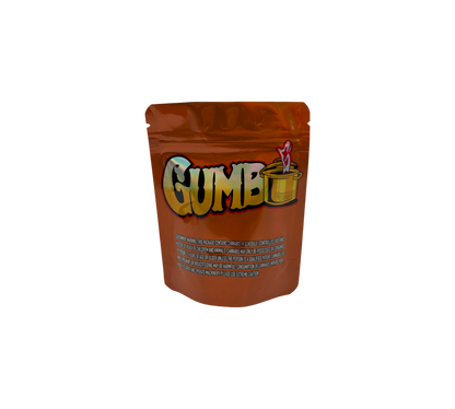 10x Orange Gumbo - leere PE Verpackungen