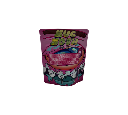 10x Pink Nug Nosh - leere PE Verpackungen