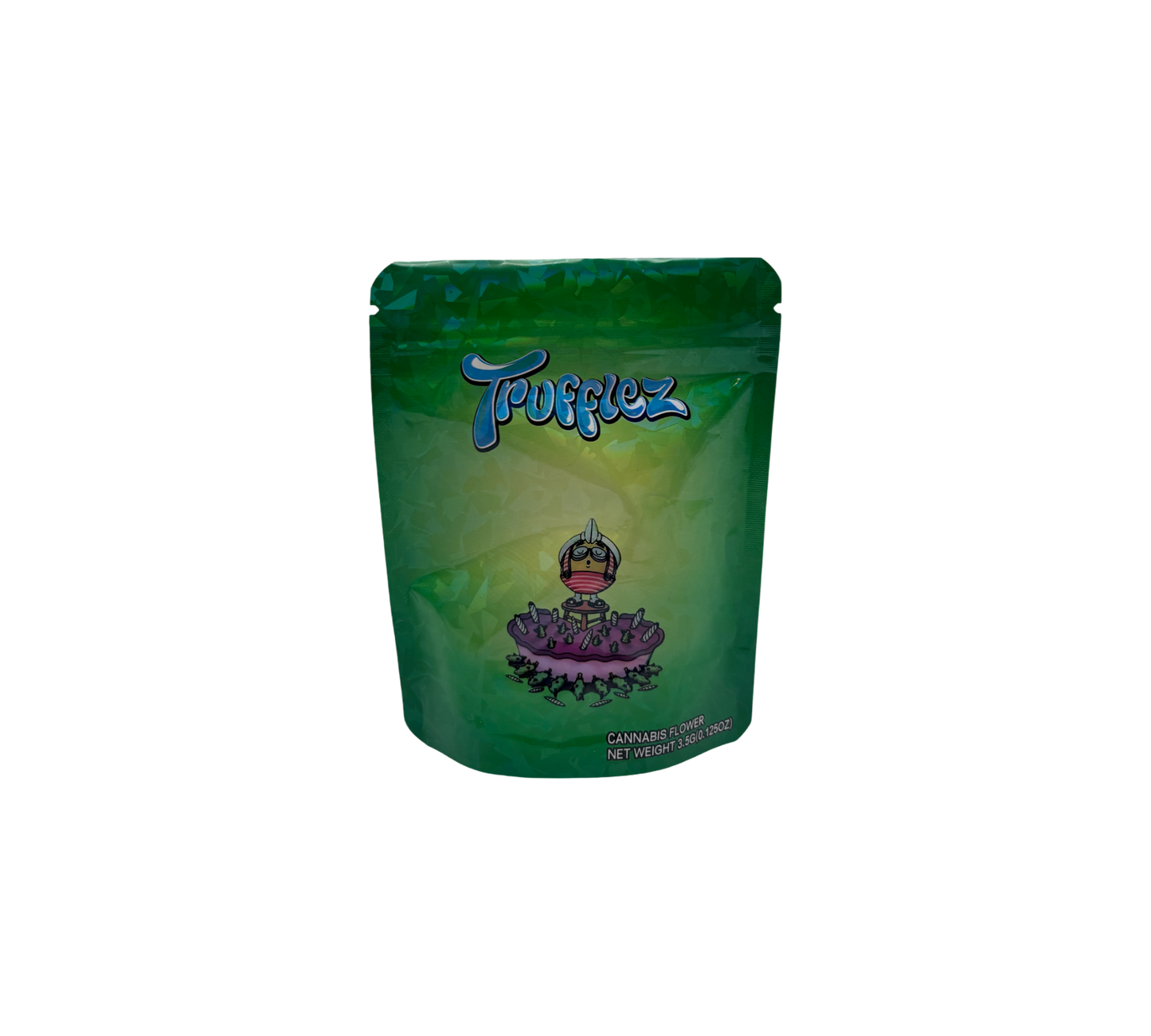 10x Green Truffle - leere PE Verpackungen