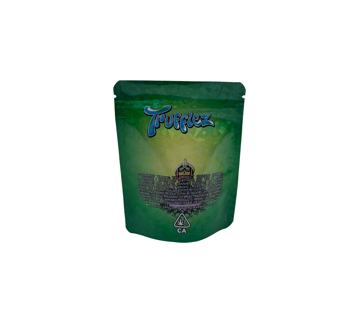 10x Green Truffle - leere PE Verpackungen