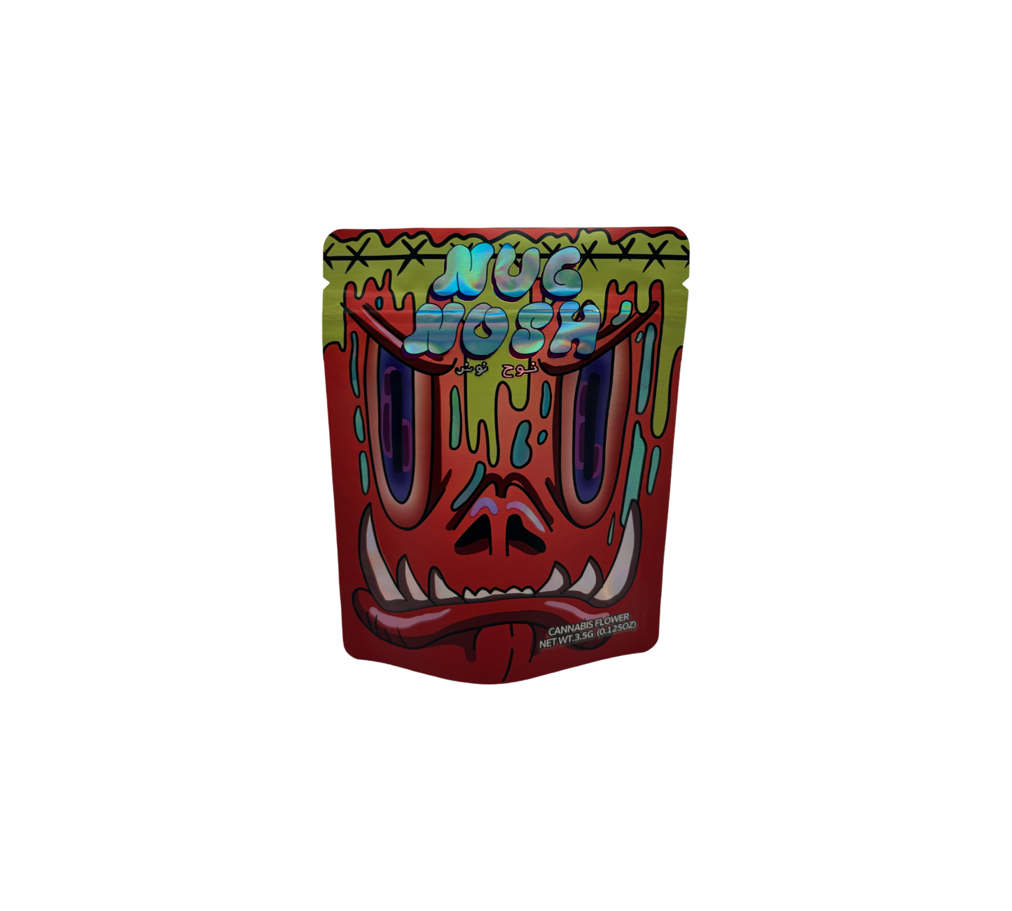 10x Nug Nosh Monster - leere PE Verpackungen