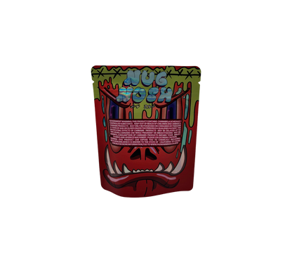 10x Nug Nosh Monster - leere PE Verpackungen