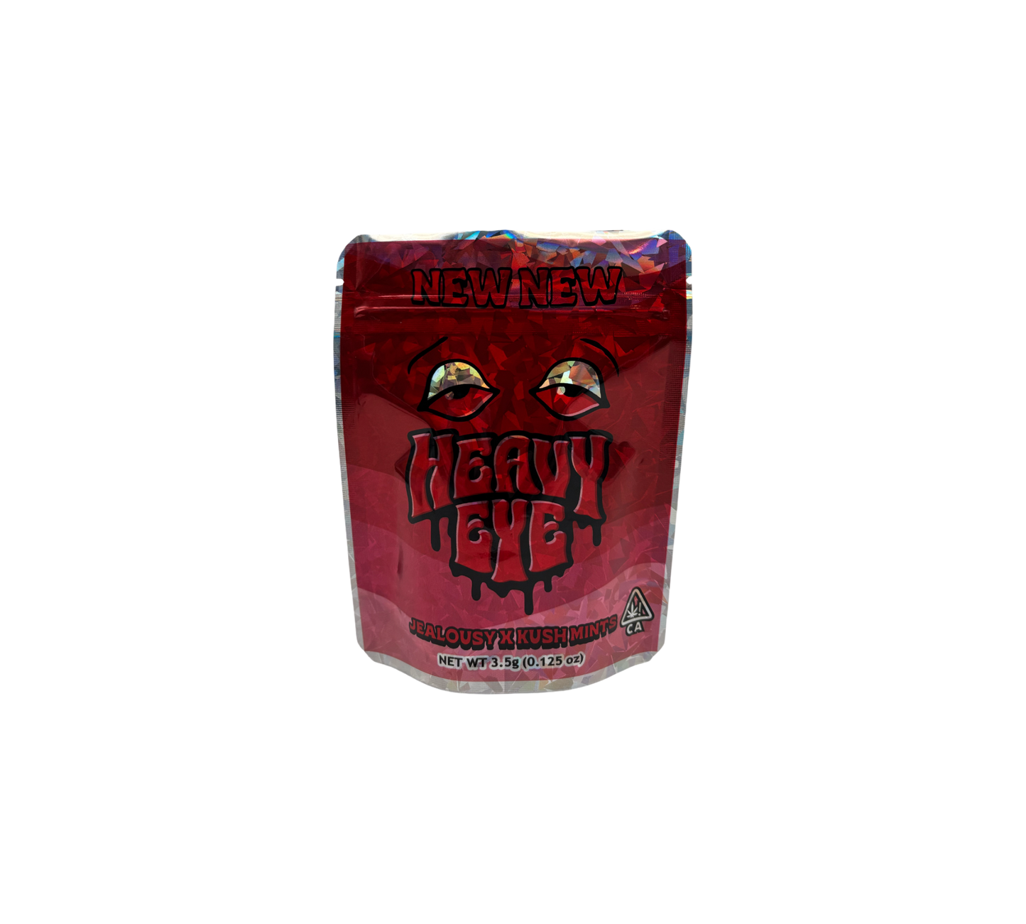 10x Red Heavy Eye - leere PE Verpackungen