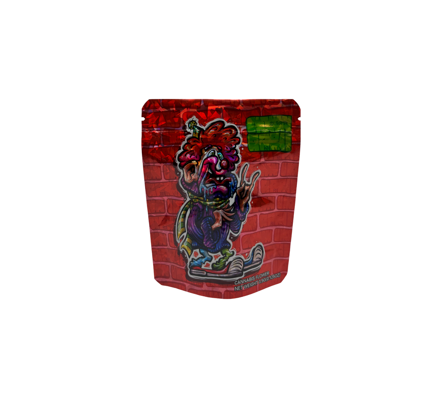10x Red Clown - leere PE Verpackungen