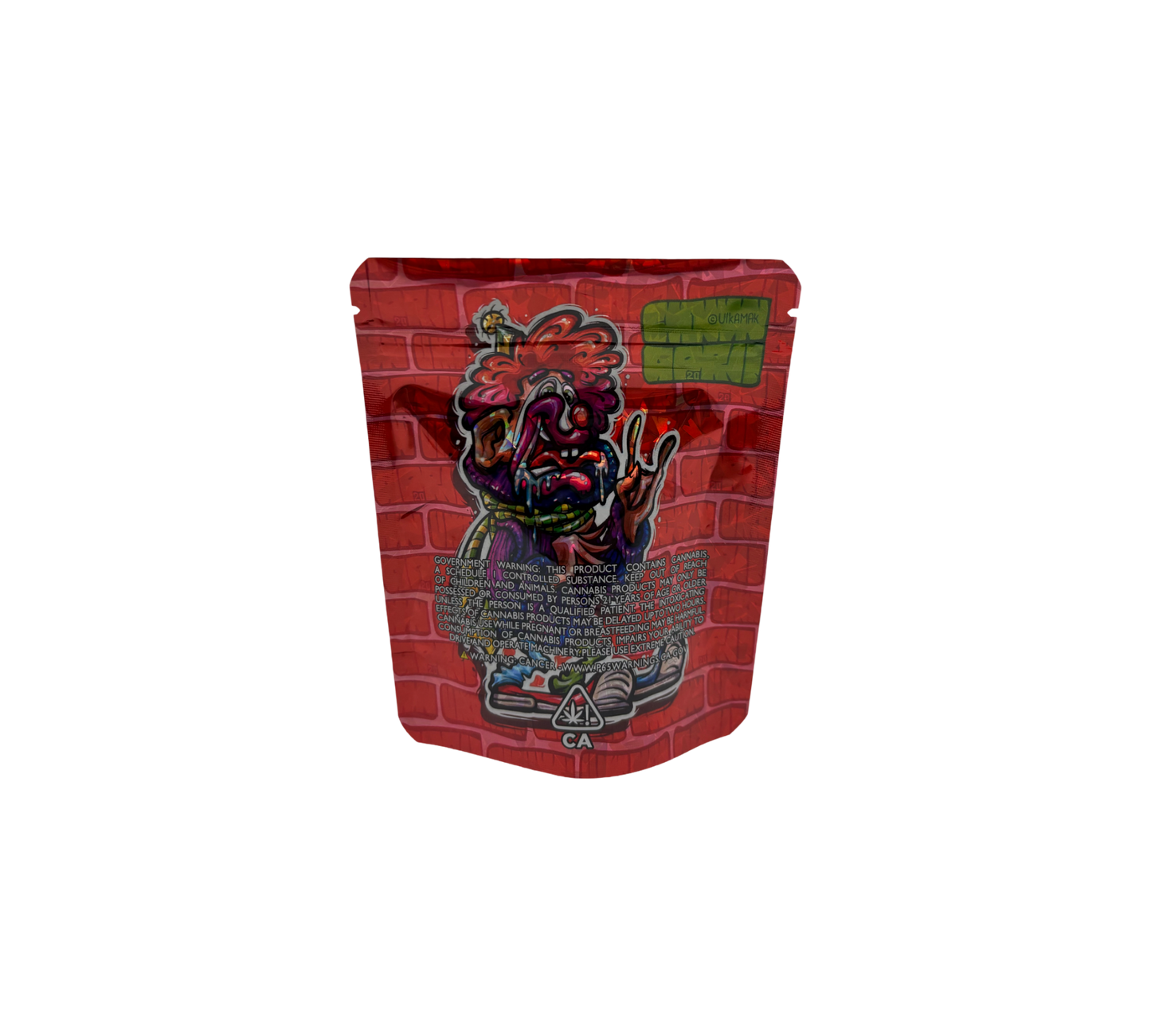 10x Red Clown - leere PE Verpackungen