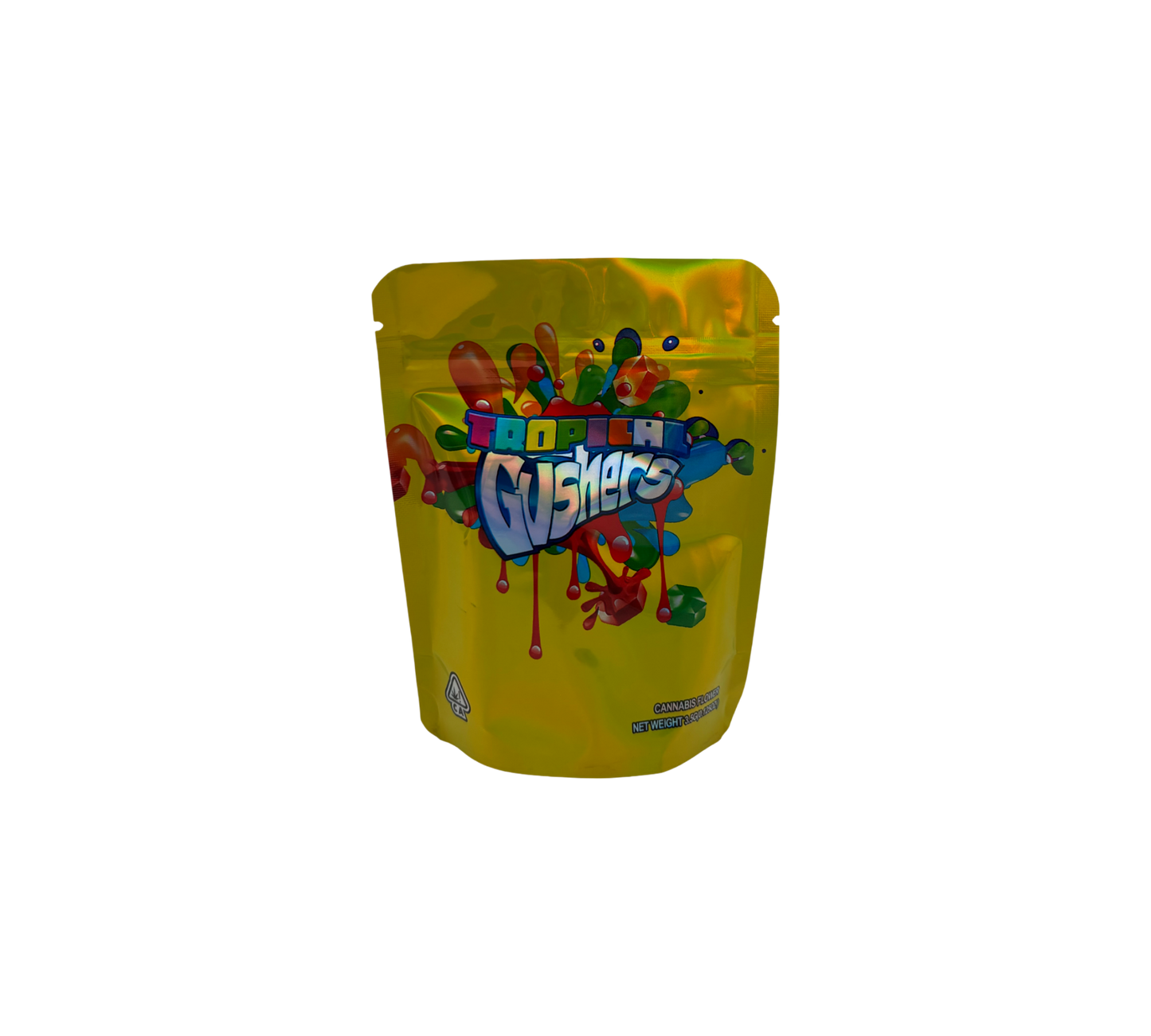 10x Tropical Gushers - leere PE Verpackungen