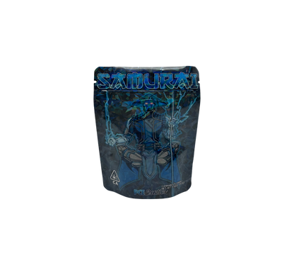 10x Blue Samurai - leere PE Verpackungen