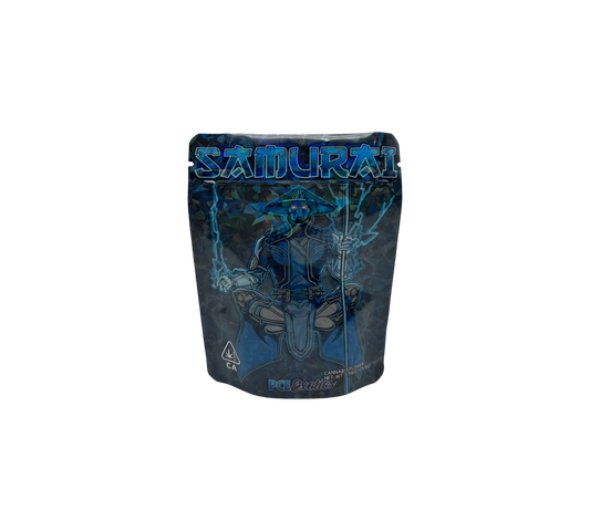 10x Blue Samurai - leere PE Verpackungen