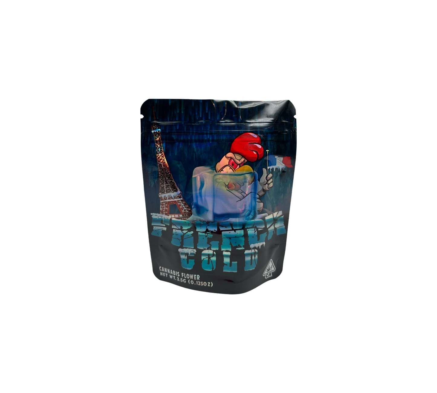 10x French Cold - leere PE Verpackungen