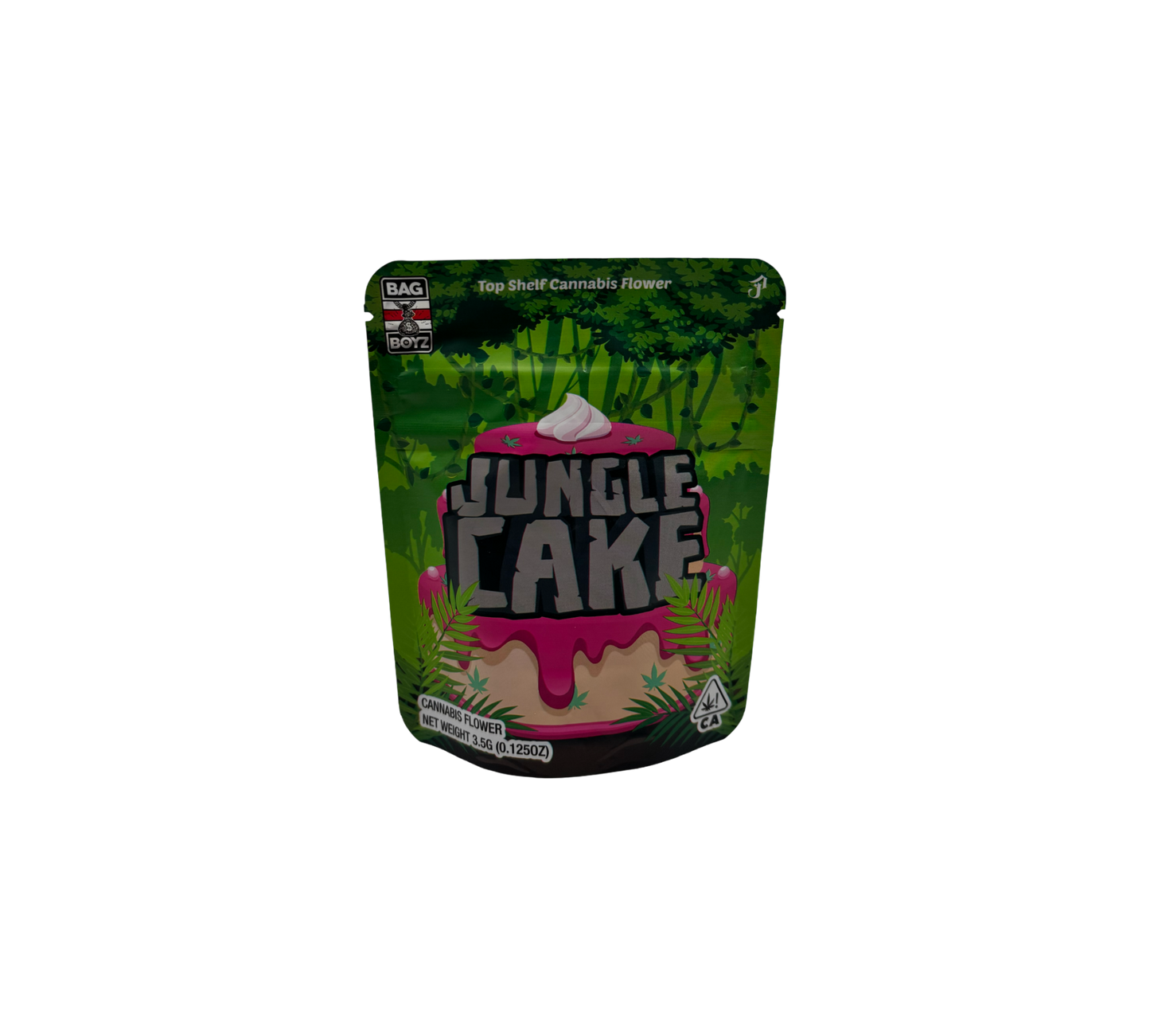10x Jungle Cake - leere PE Verpackungen