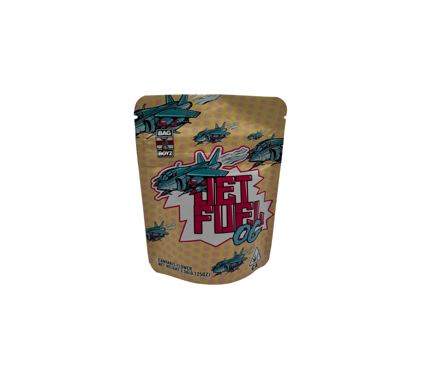 10x Jet Fuel - leere PE Verpackungen