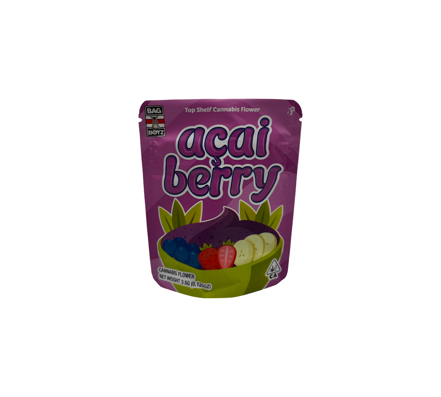 10x Acai Berry - leere PE Verpackungen