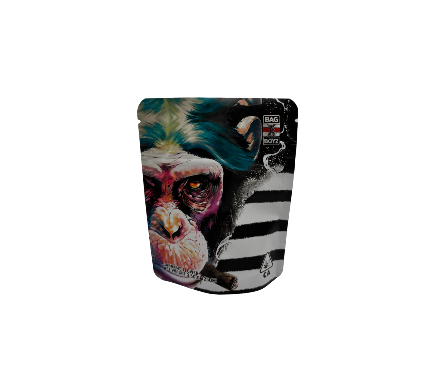 10x Monkey - leere PE Verpackungen
