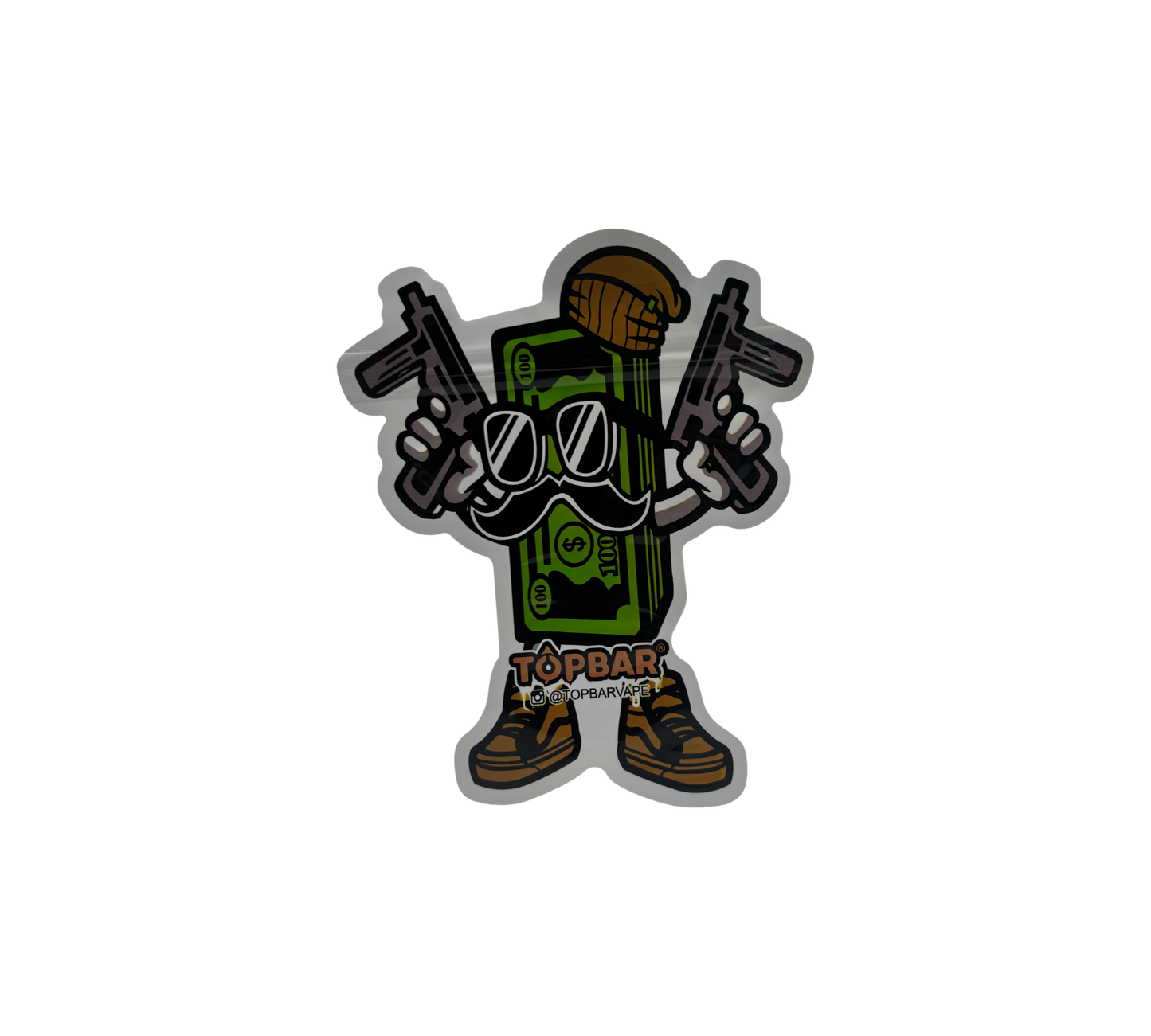 10x Cartel Boss - leere PE Verpackungen Shape
