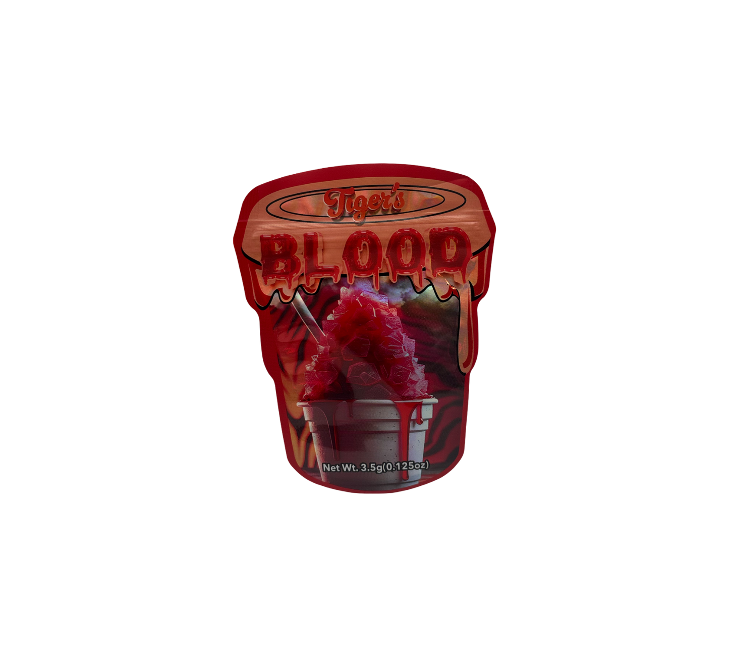 10x Blood Ice - leere PE Verpackungen Shape