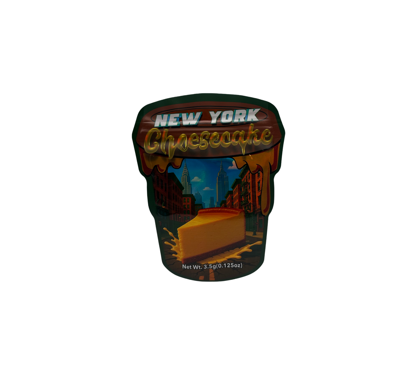 10x New York Cheese - leere PE Verpackungen Shape