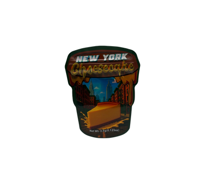 10x New York Cheese - leere PE Verpackungen Shape