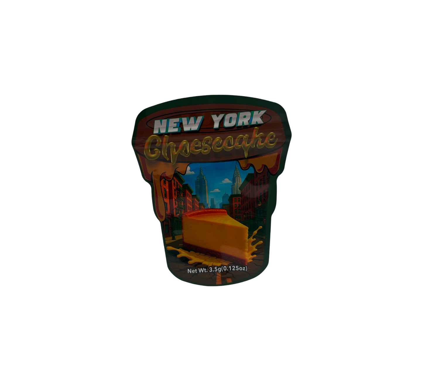 10x New York Cheese - leere PE Verpackungen Shape