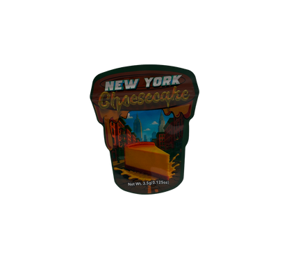 10x New York Cheese - leere PE Verpackungen Shape