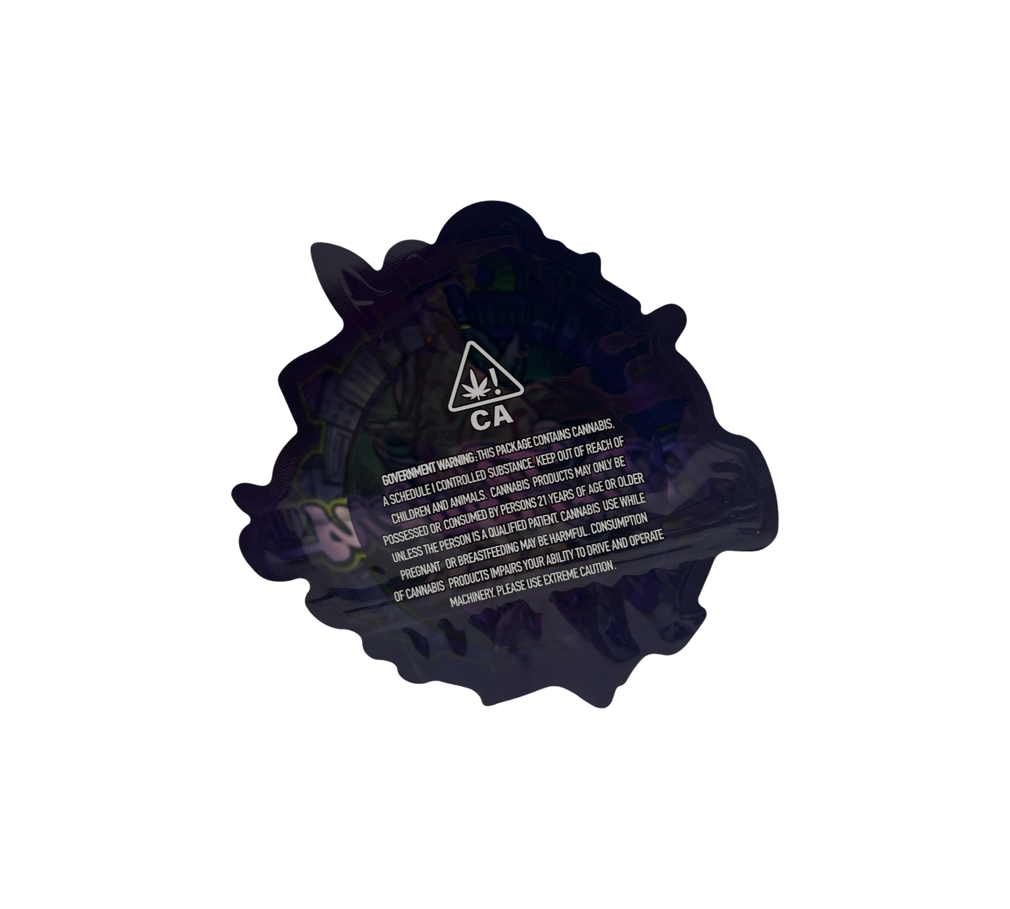 10x CBD Flower - leere PE Verpackungen Shape