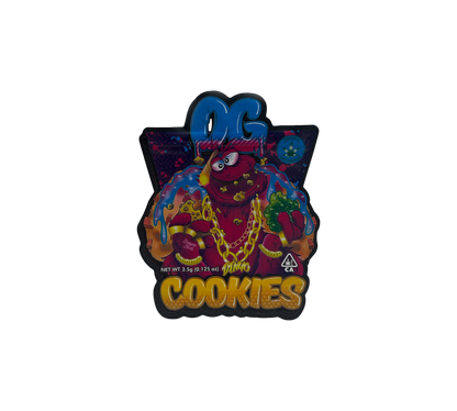 10x Cookie OG - leere PE Verpackungen Shape