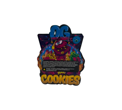 10x Cookie OG - leere PE Verpackungen Shape