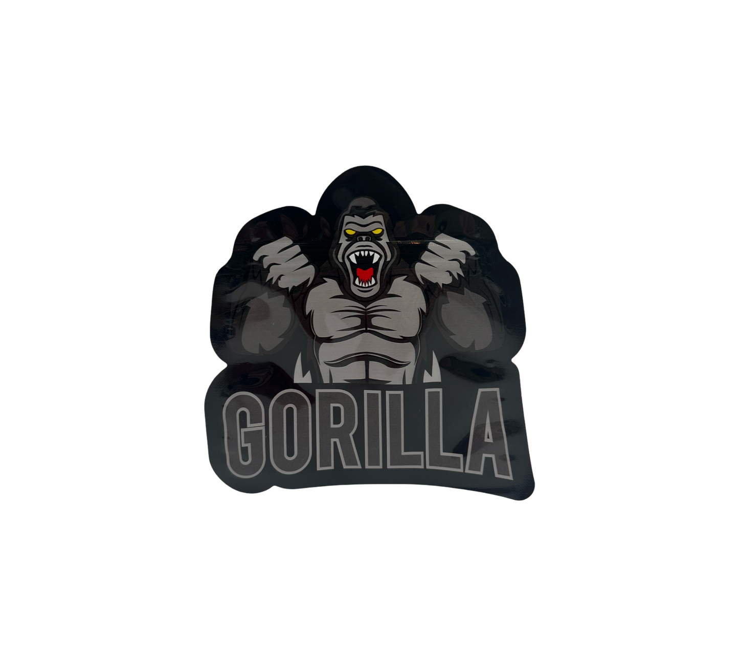 10x Wild Gorilla - leere PE Verpackungen Shape