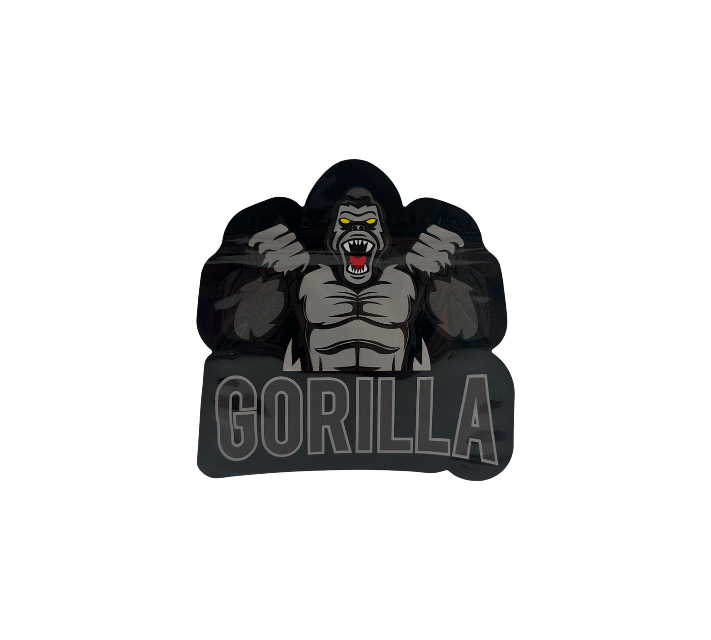 10x Wild Gorilla - leere PE Verpackungen Shape