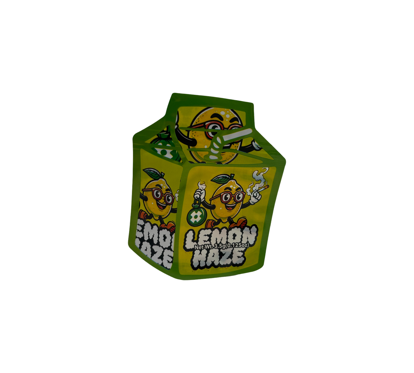 10x Lemon - leere PE Verpackungen Shape