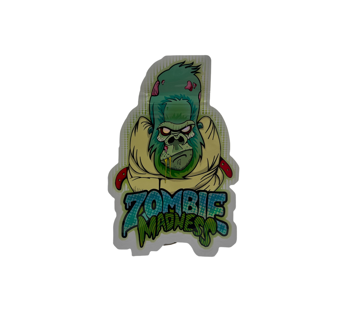 10x Zombie Madness - leere PE Verpackungen Shape