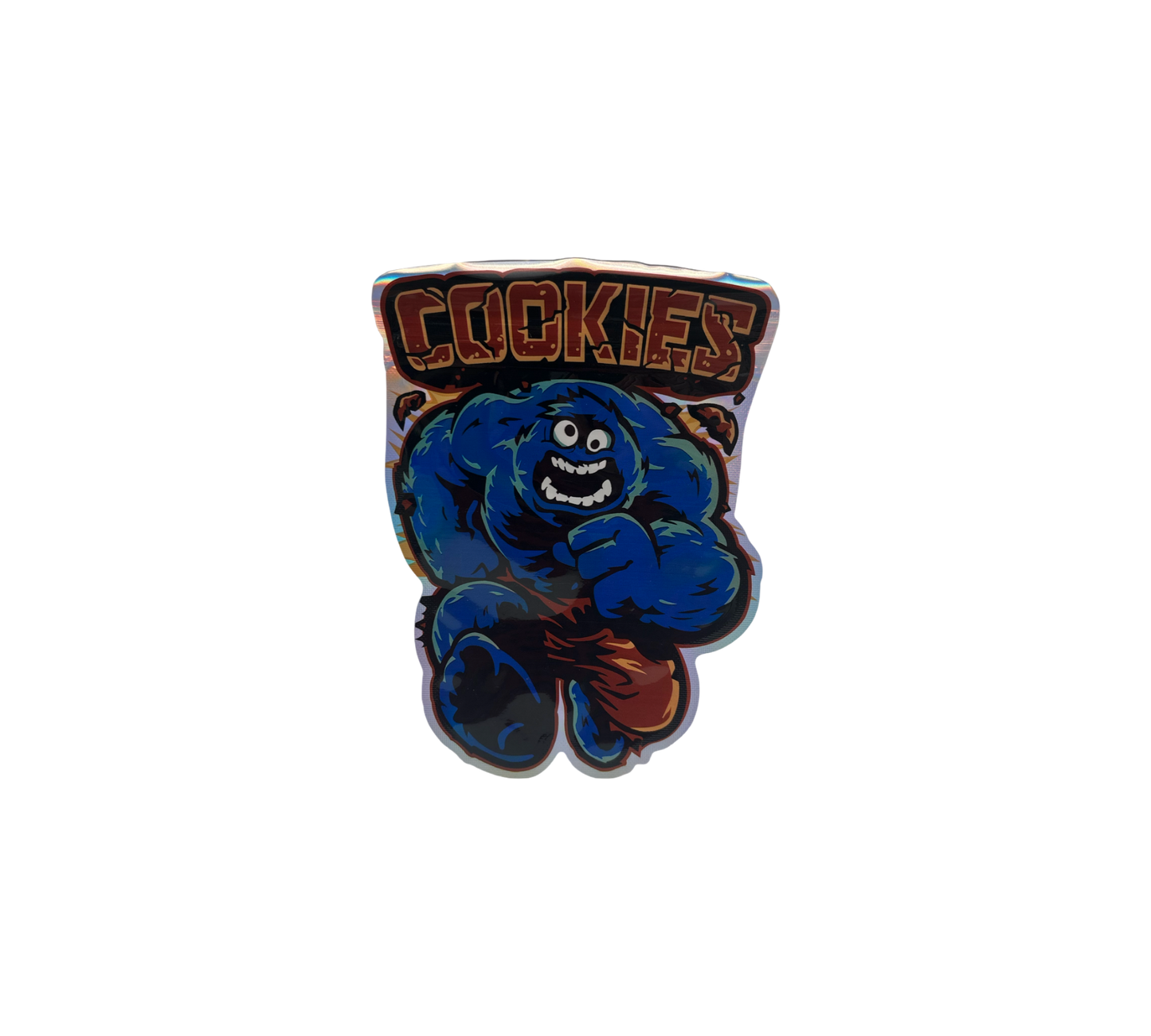 10x Cookies Runner  - leere PE Verpackungen Shape